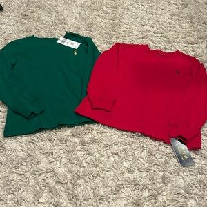 Ralph Lauren boys long sleeve shirts